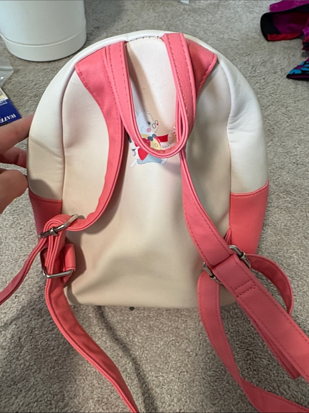 Loungefly Cream & Pink Alice Tea Party Mini Backpack - Picture 3 of 3
